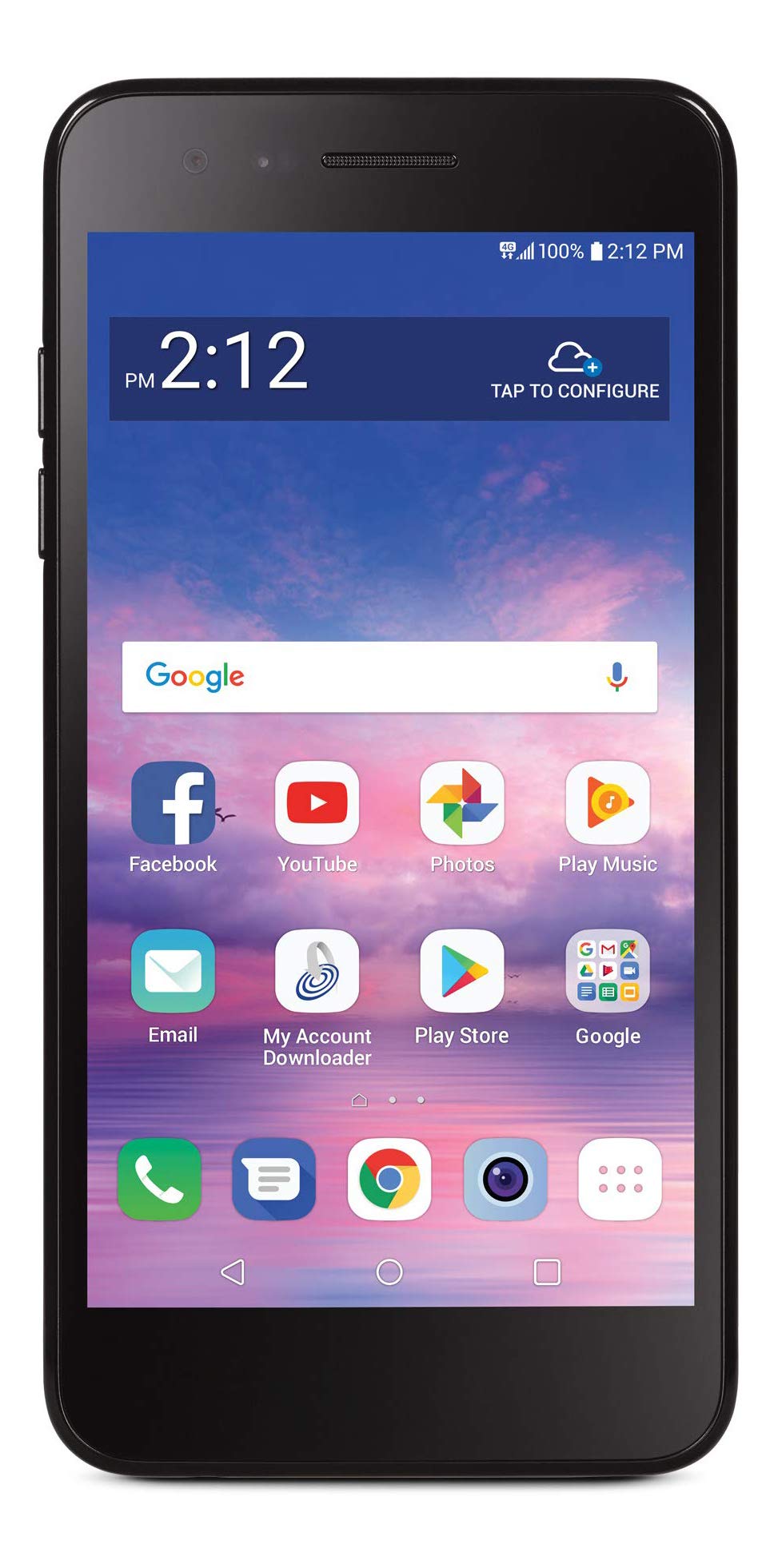 Black 16GB Prepaid Smartphone S54012