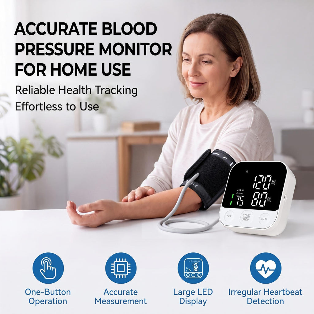 Blood Pressure Monitor Upper Arm Cuff with Storage Bag G548995