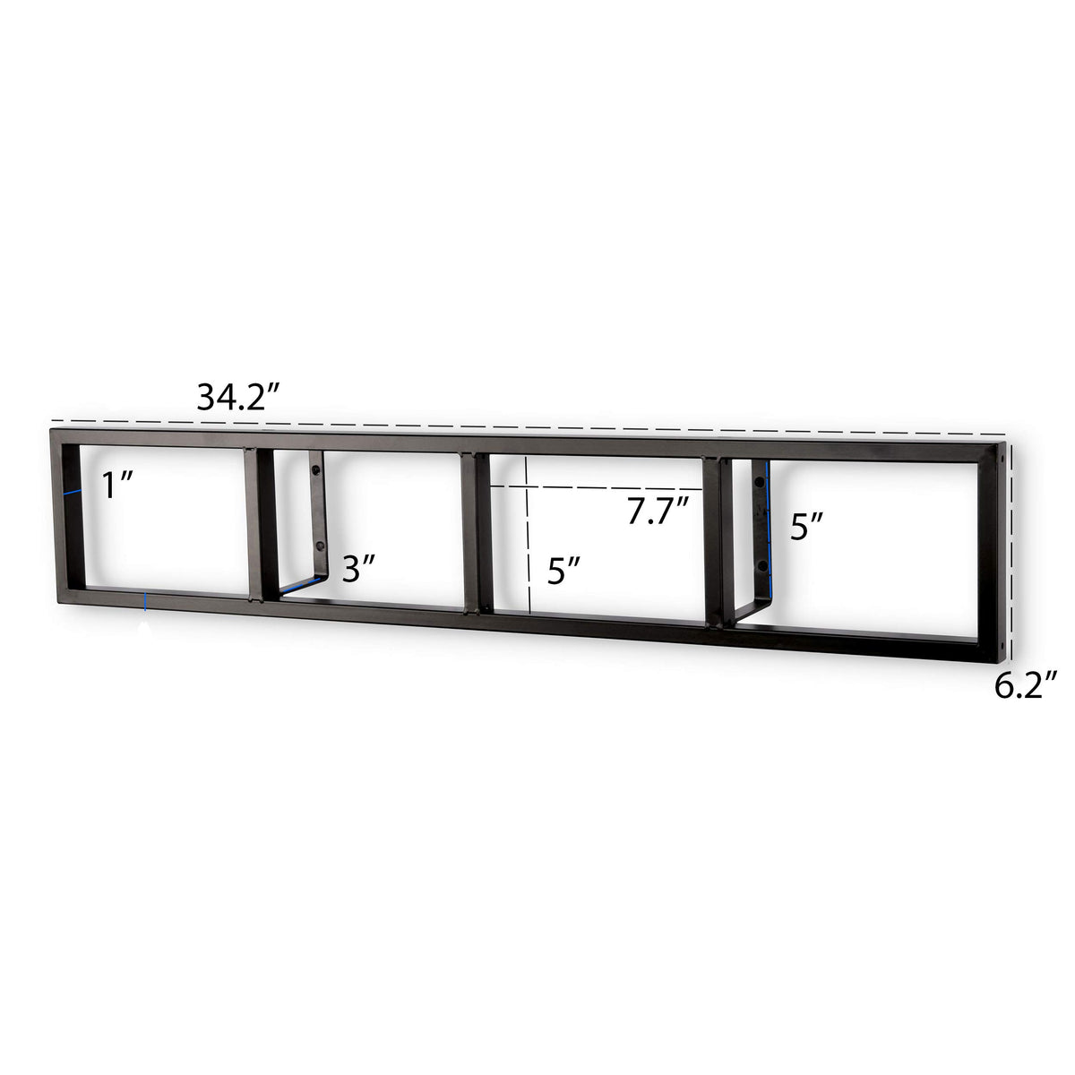 Black 34 Inch Floating Shelves Set of 3 E28942
