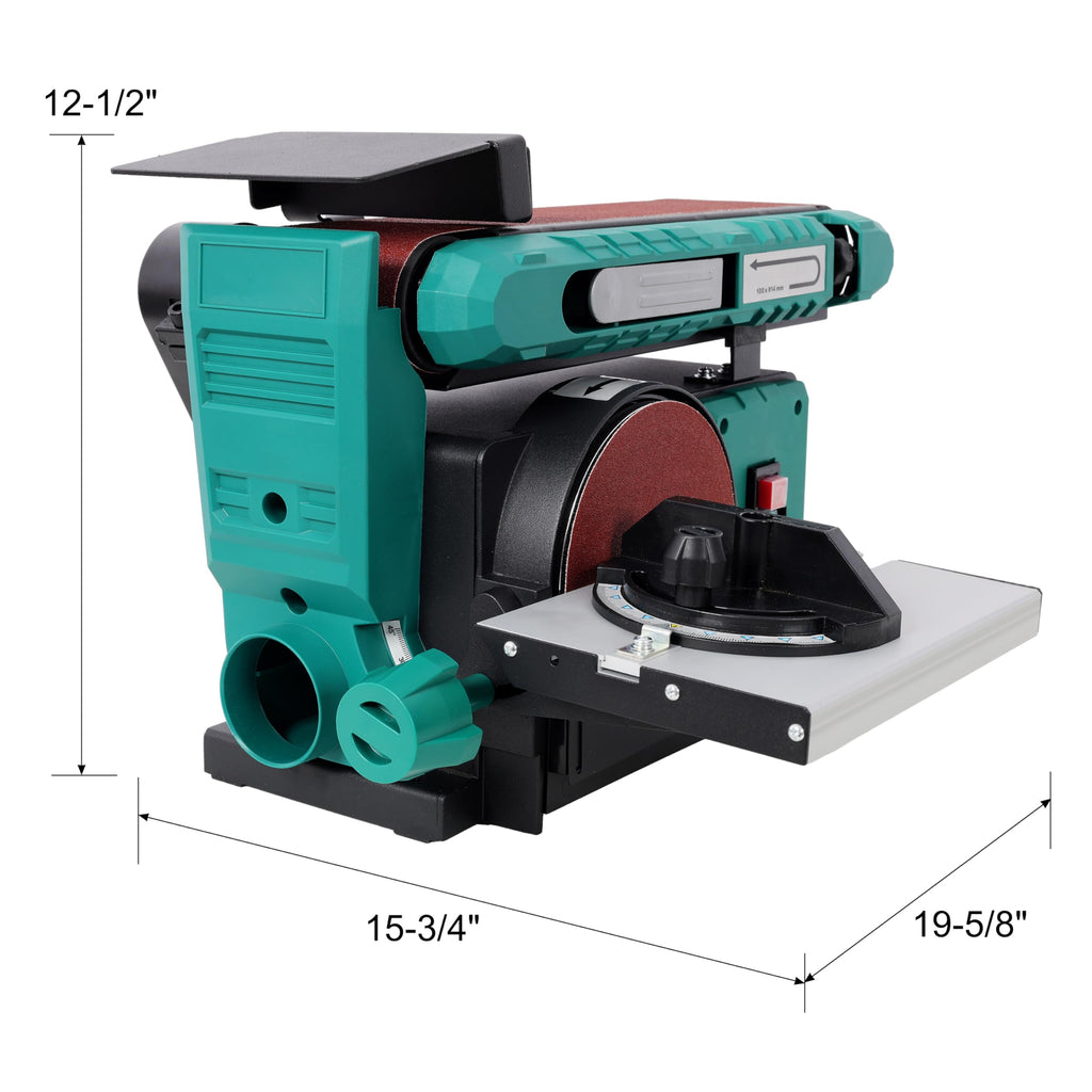 6" Disc and 4 x 36 in. Belt Sander with Aluminum Worktable E775072