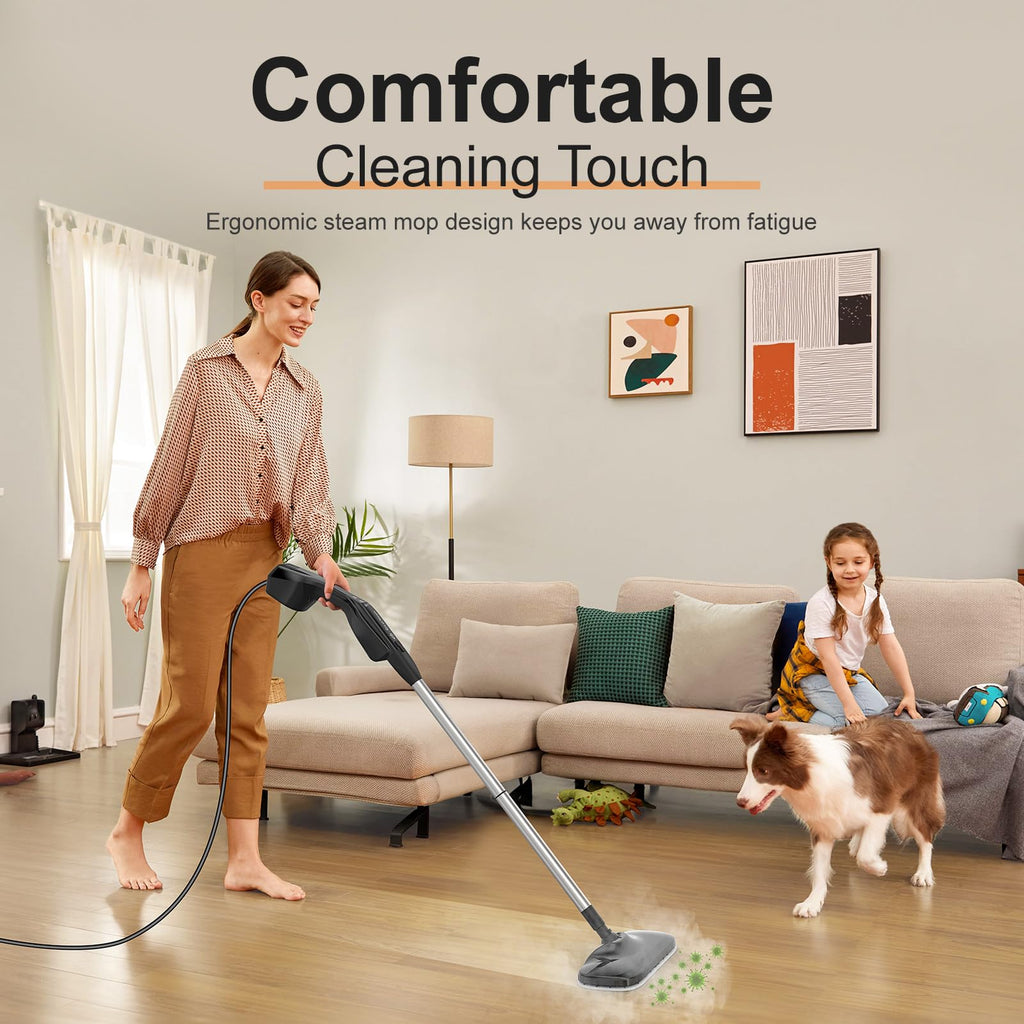 17 in 1 Steam Mop with Detachable Handheld Steam Cleaner G860
