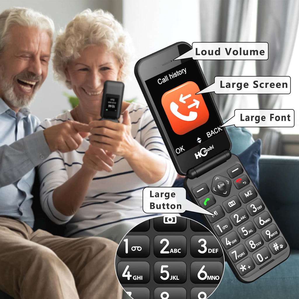4G Unlocked Flip Phone Dual Screen S525