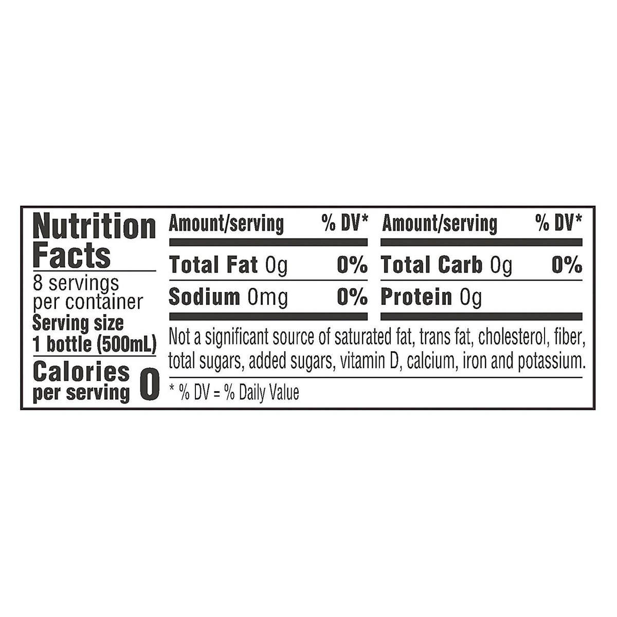 Sparkling Spring Water Raspberry Lime 16.9 Ounce Pack of 8 W143