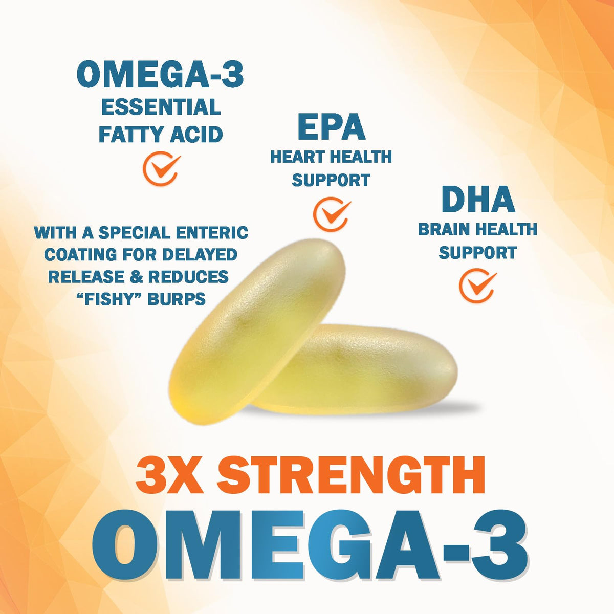 Omega 3 Fish Oil 2400mg Softgels T807815