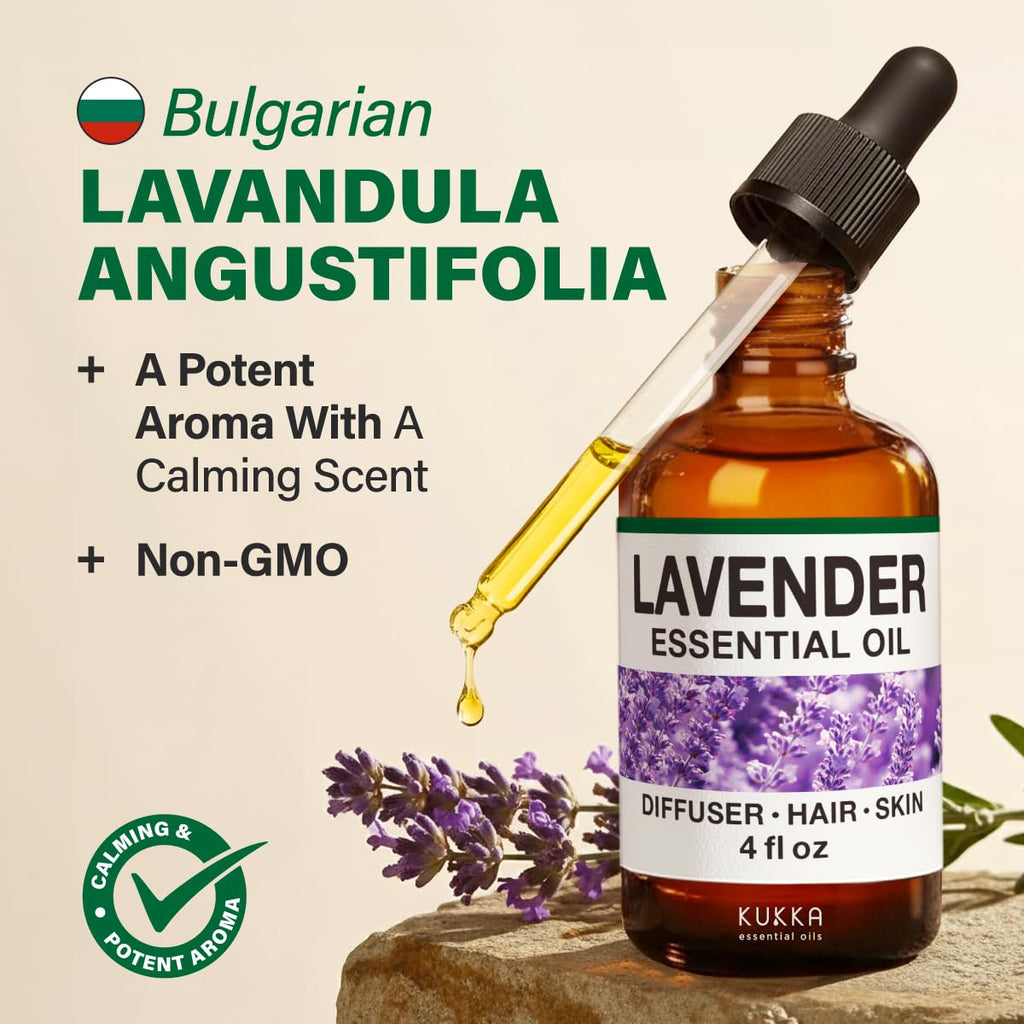 Lavender Frankincense Essential Oil Set 2x4 fl oz R8161