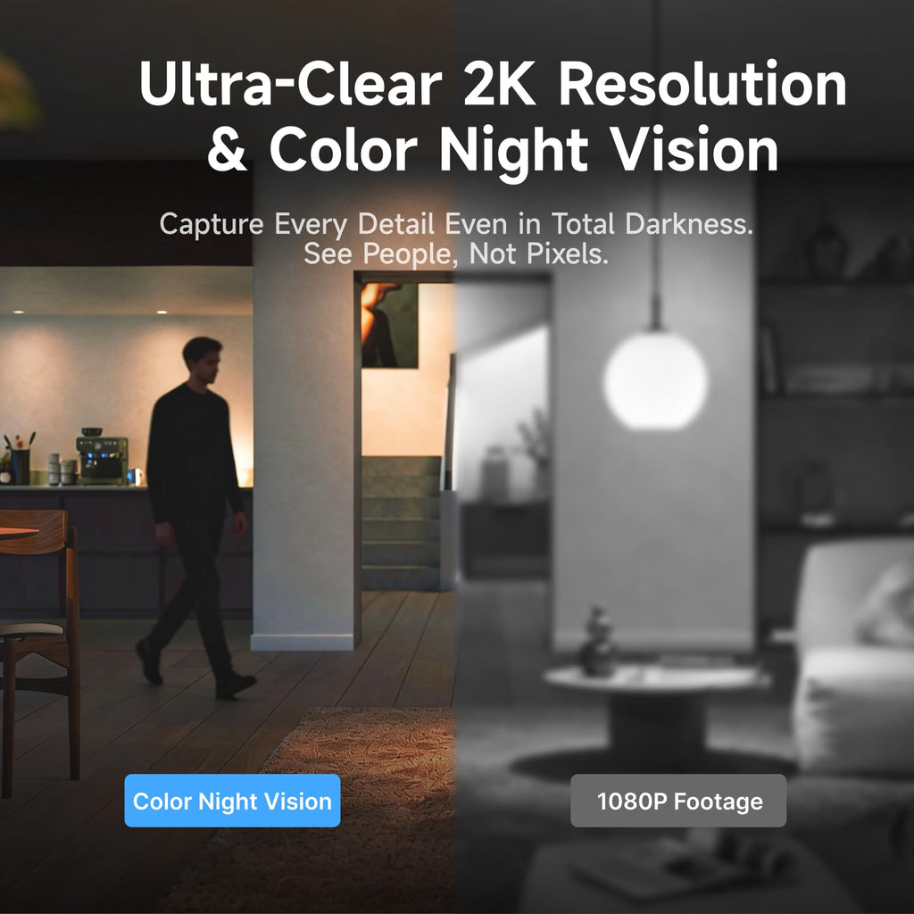 2K Dual Lens Indoor Security Camera X147282