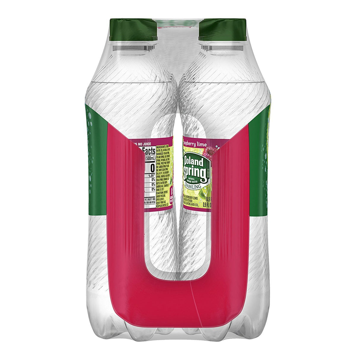 Sparkling Spring Water Raspberry Lime 16.9 Ounce Pack of 8 W143