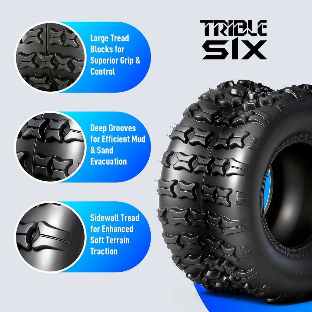18x9.5-8 All-Terrain ATV/UTV Tires Set of 2 I39237