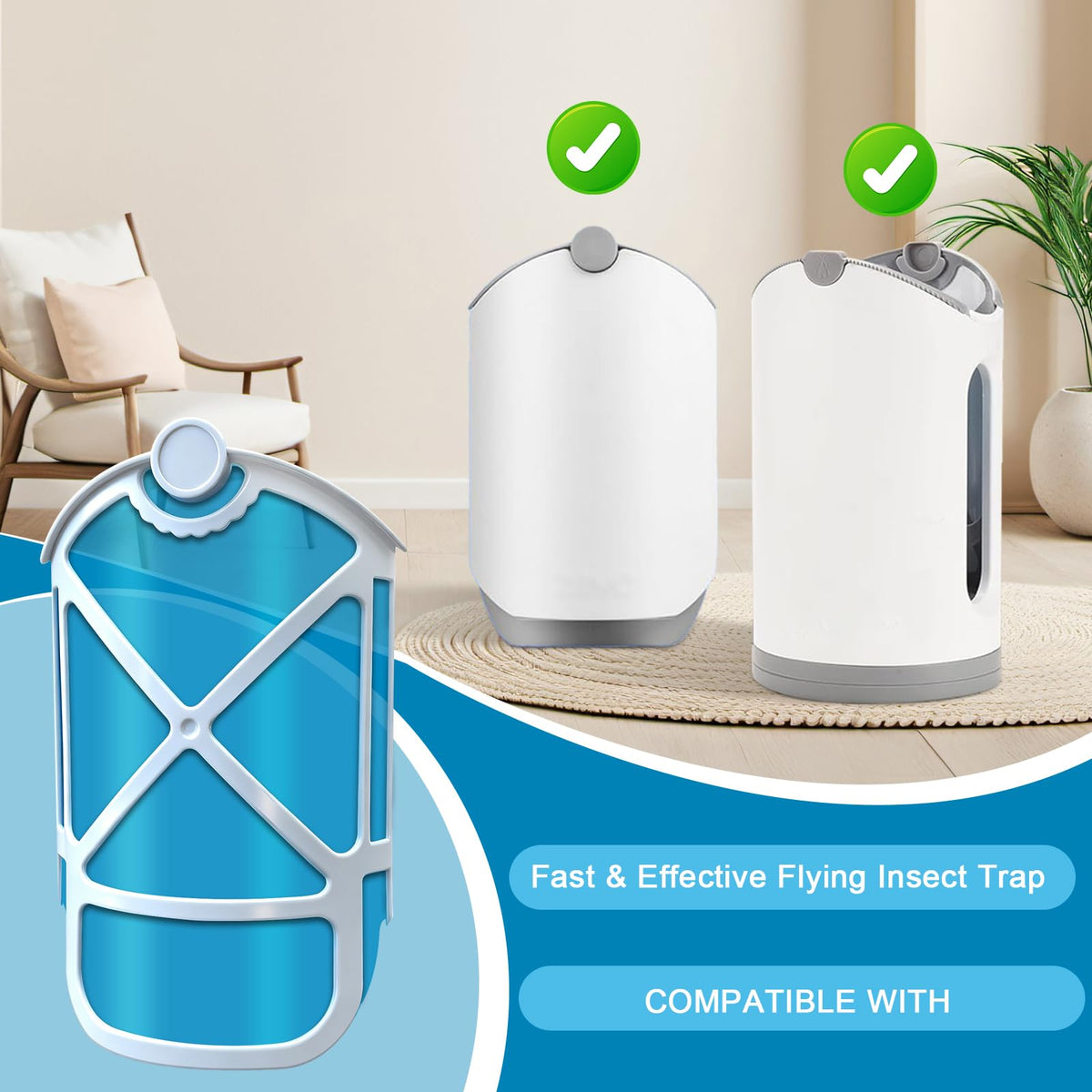 16 Pack Refill Cartridges for Flying Insect Trap P45638