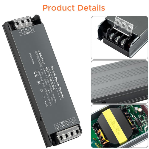 12V 200W LED Power Supply 16.6A X163210