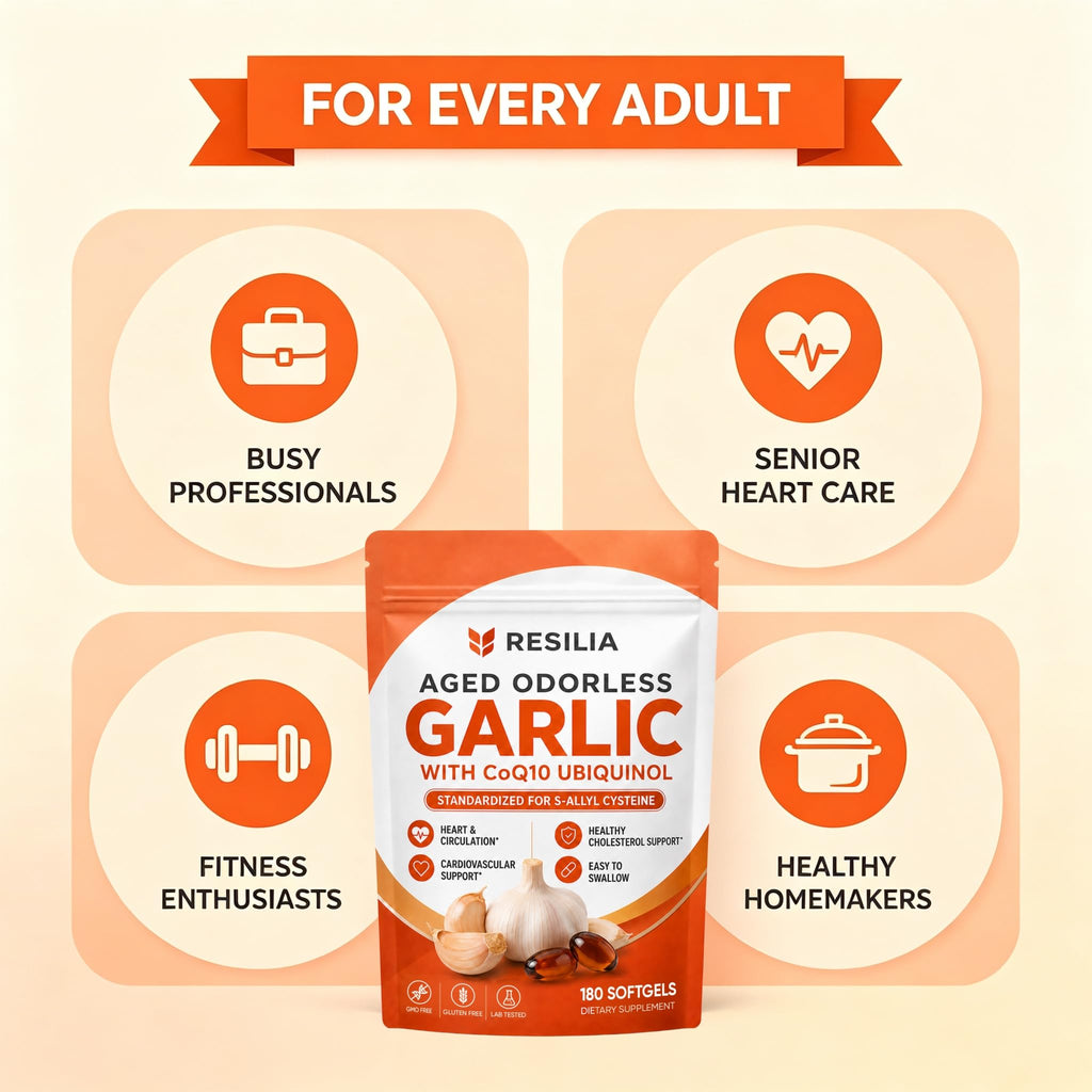 Aged Garlic Supplement 180 Softgels 1200mg L382