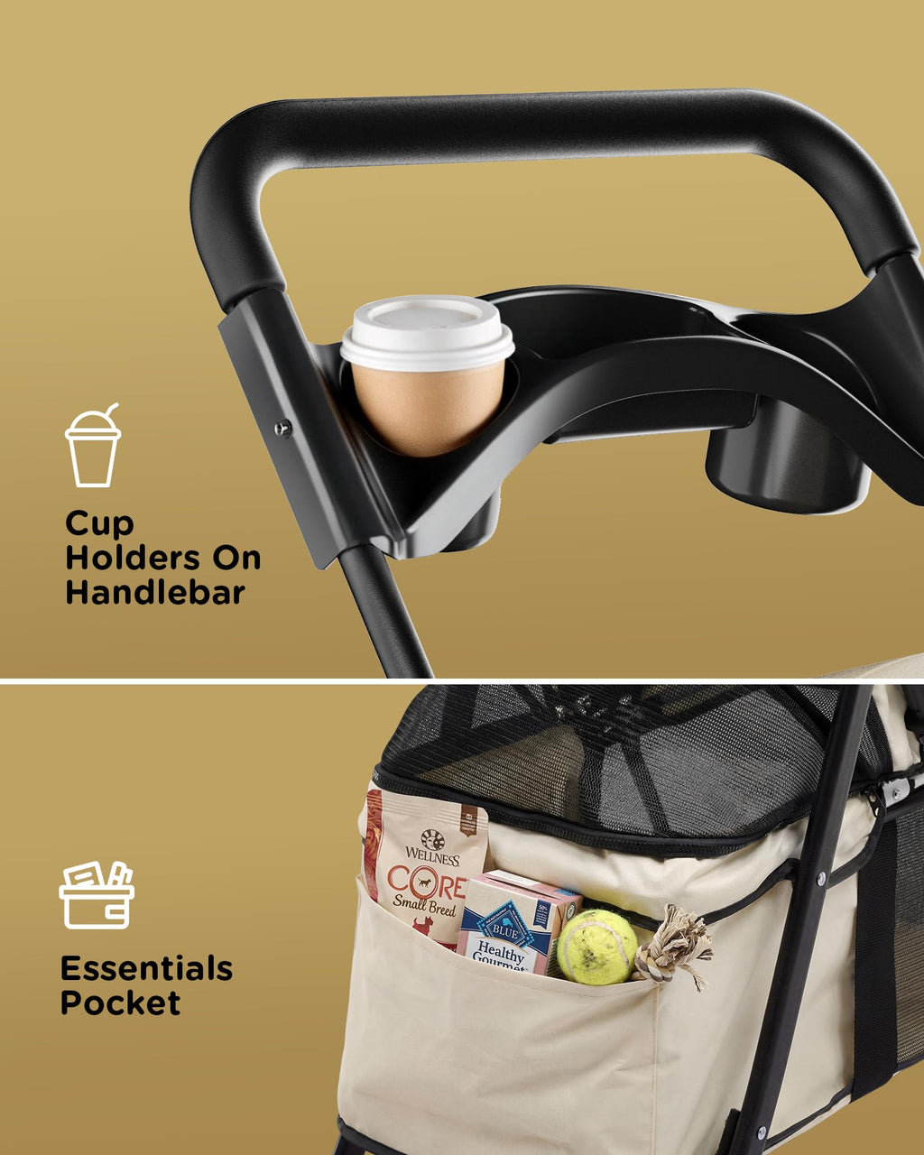 Foldable Pet Stroller R483