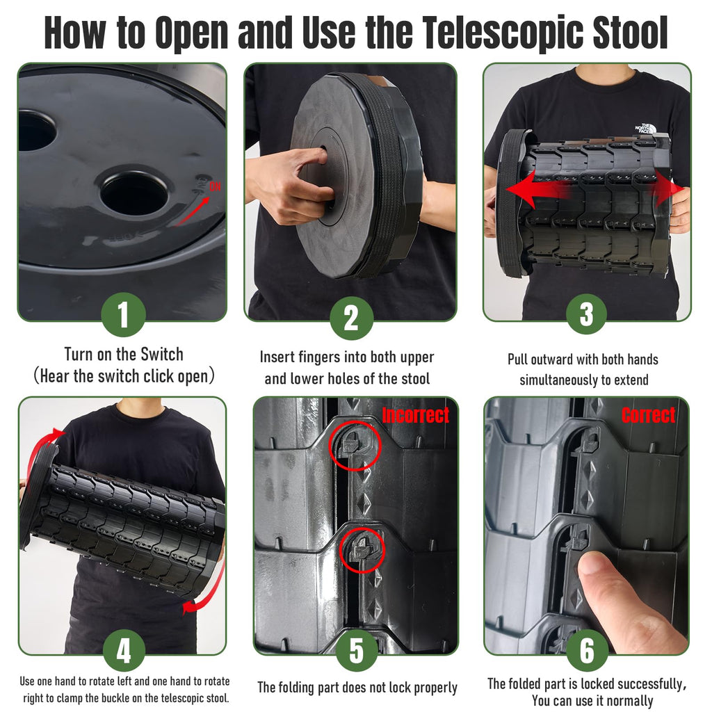 Collapsible Stool 2 Pack Z4184