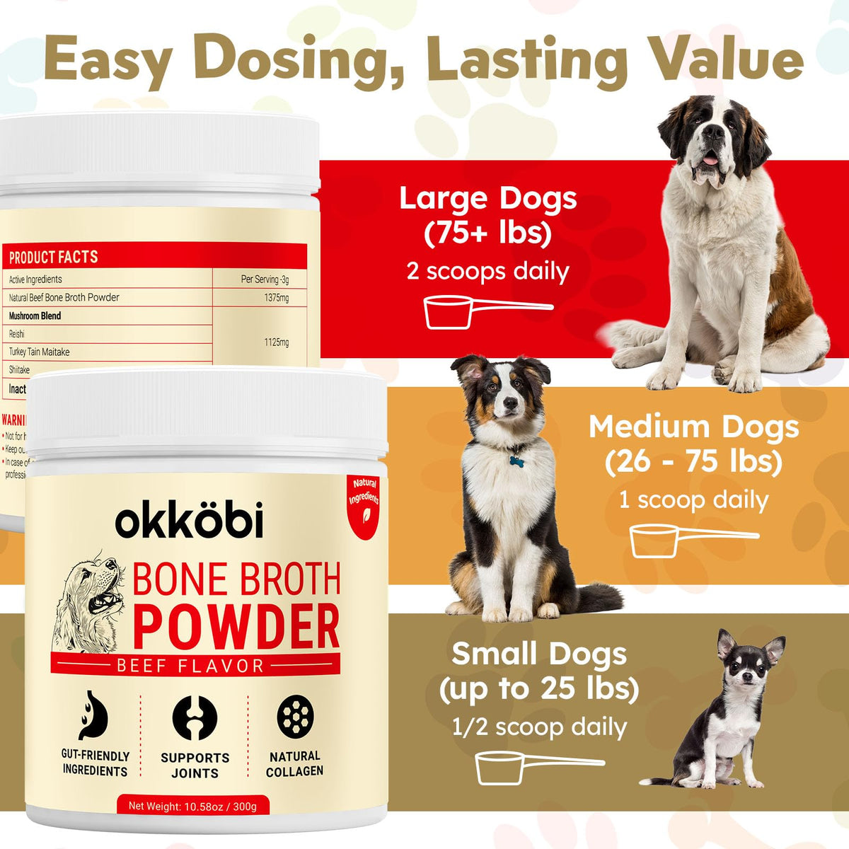 Beef Bone Broth Powder for Dogs F77374