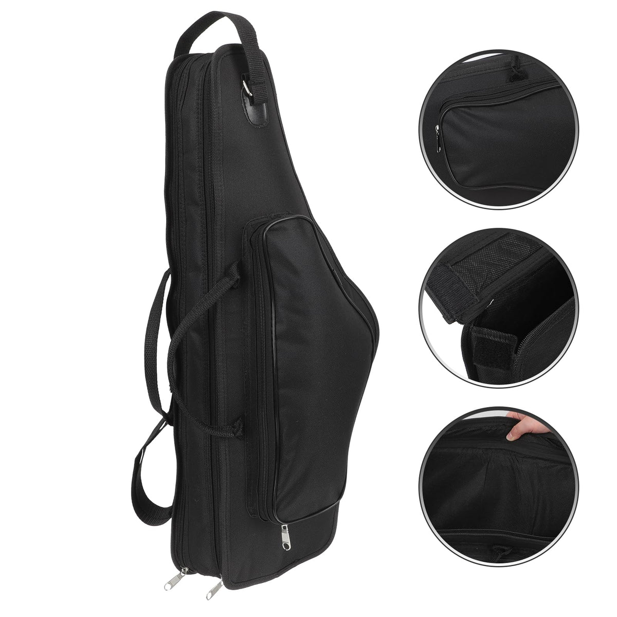 Alto Saxophone Case with Handle and Shoulder Strap W3031
