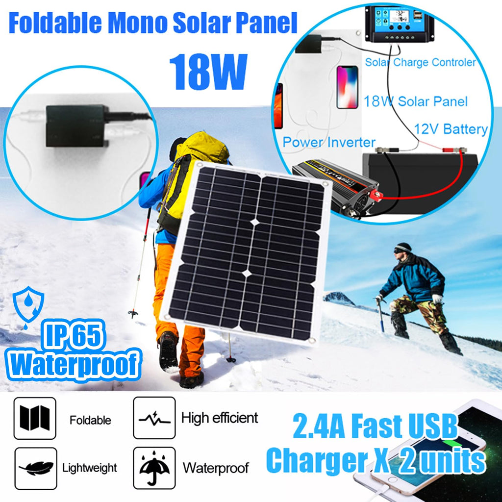 300W Off-Grid Solar Inverter Kit with 30A PWM Controller T44121
