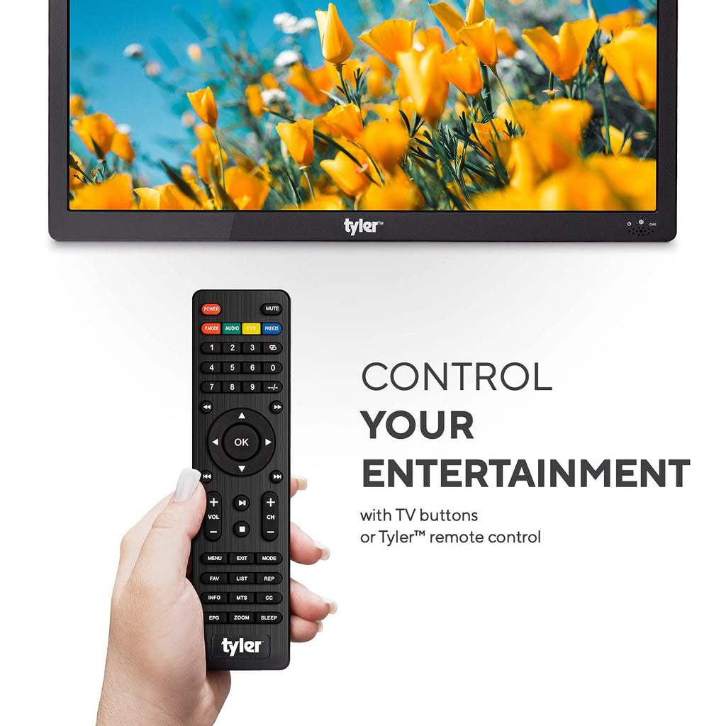 16" Portable LCD TV Battery Powered Wireless Capability HD-TV O95776