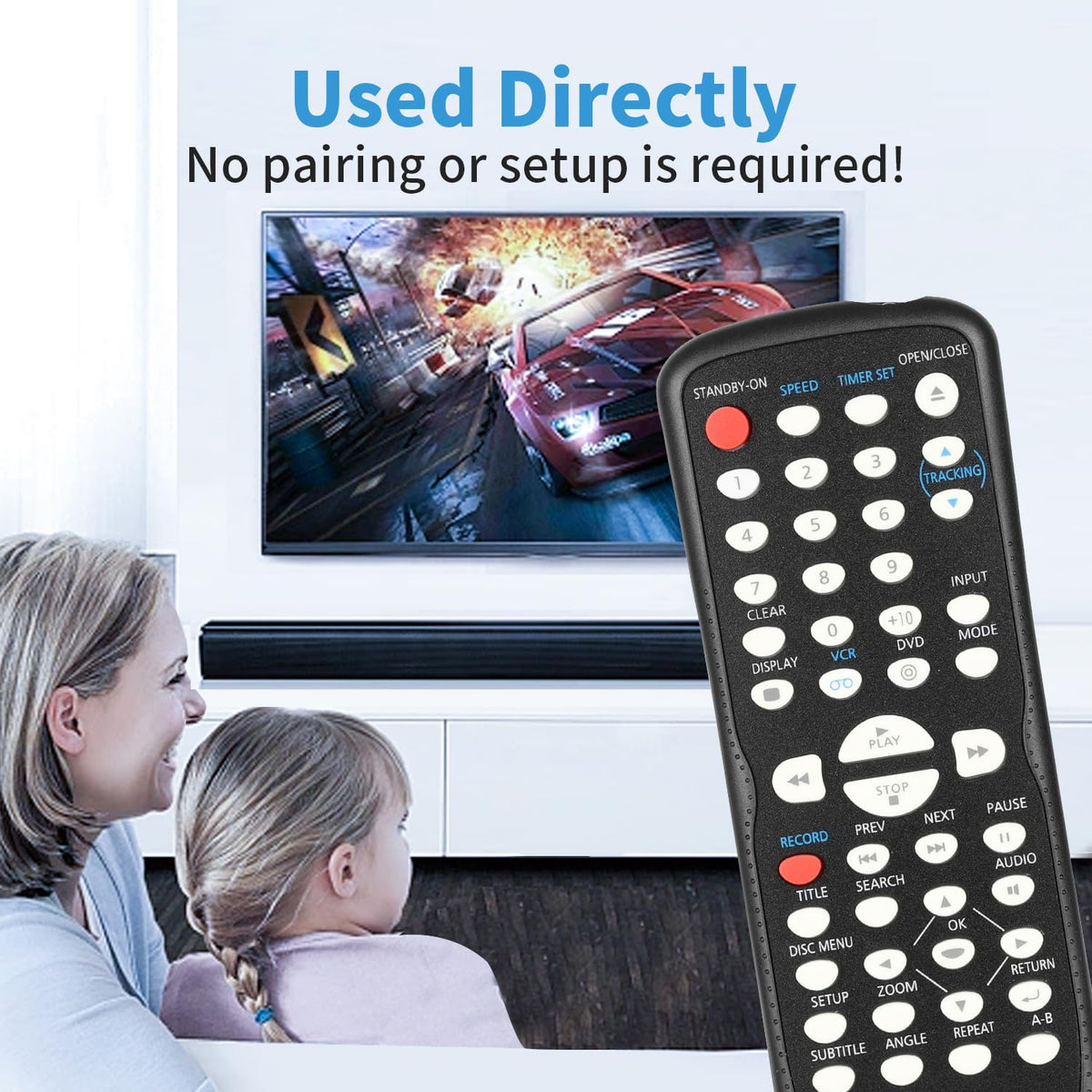 Remote Control Replacement with Batteries C50086