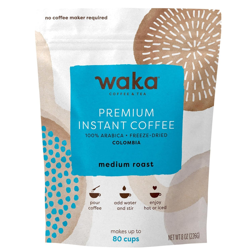 Instant Coffee, Colombian Medium Roast, 80 Cups, 8 oz Bag F92052