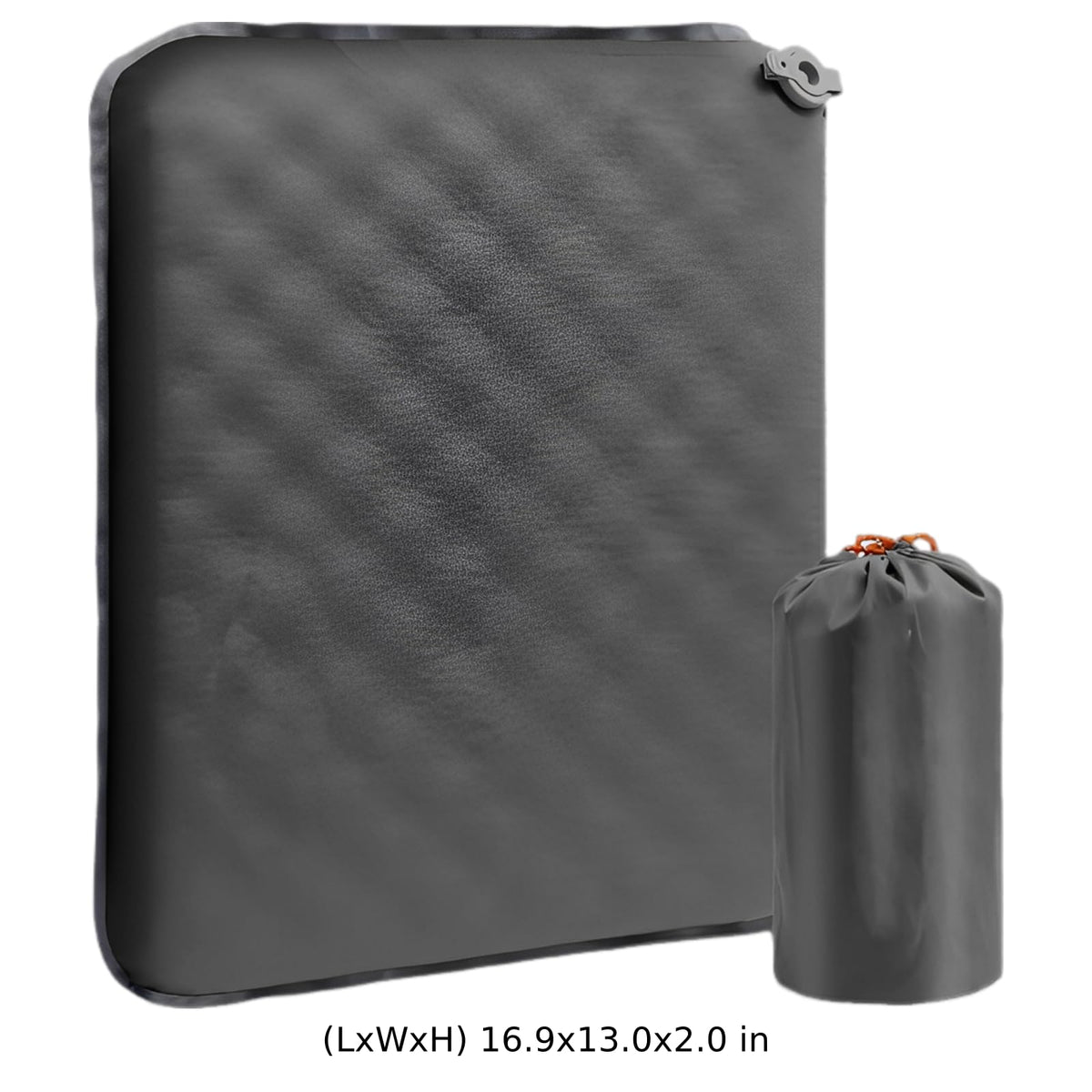 2 Pcs Inflatable Seat Cushion, 16.9 x 13 in Nylon TPU E612