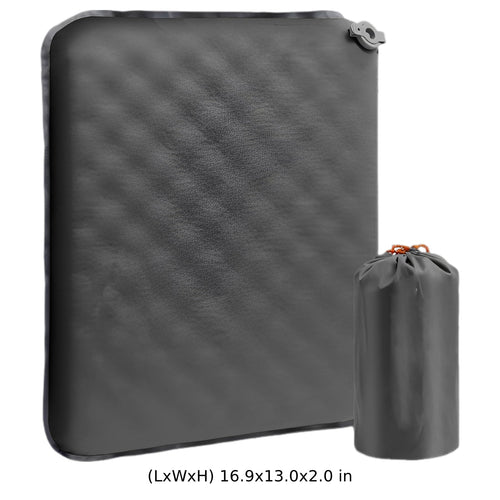 2 Pcs Inflatable Seat Cushion, 16.9 x 13 in Nylon TPU E612