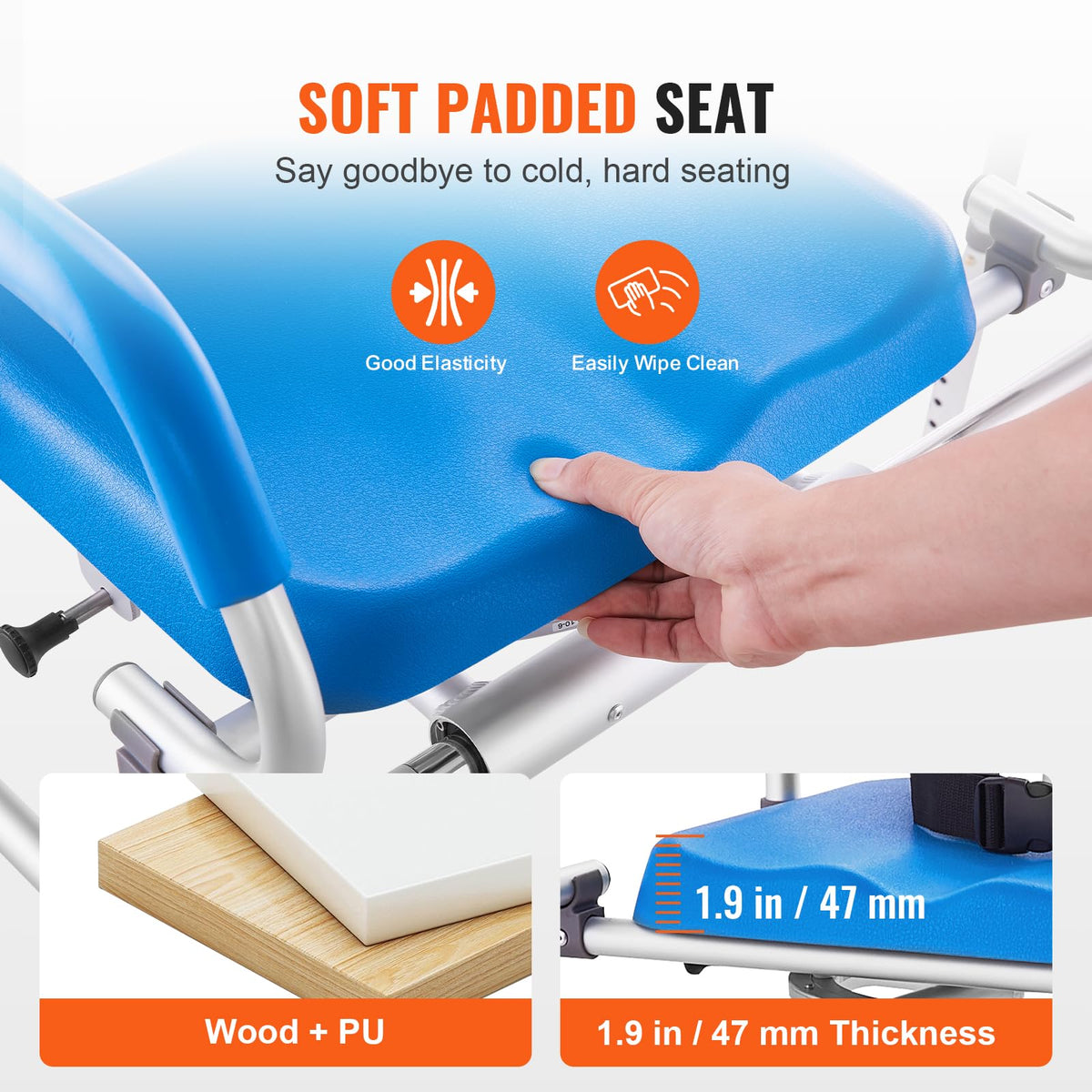 Sliding Tub Transfer Bench with 360 Degree Swivel Seat A22242