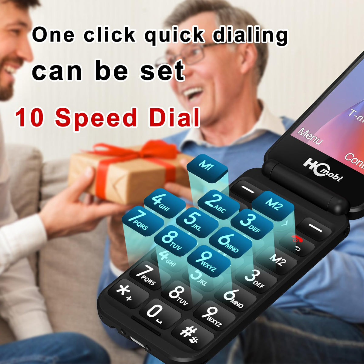 4G Unlocked Flip Phone Dual Screen S525