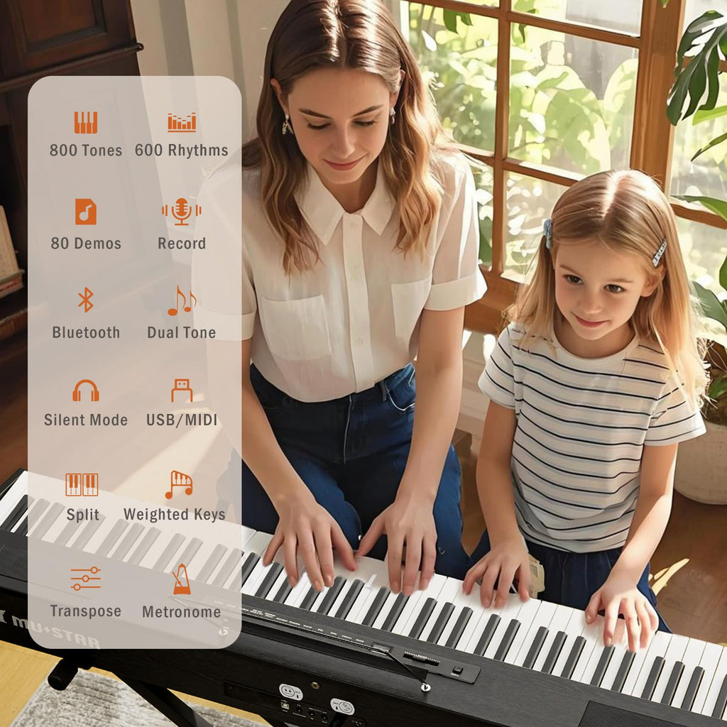 88 Keys Full Weighted Hammer Action Digital Piano X223