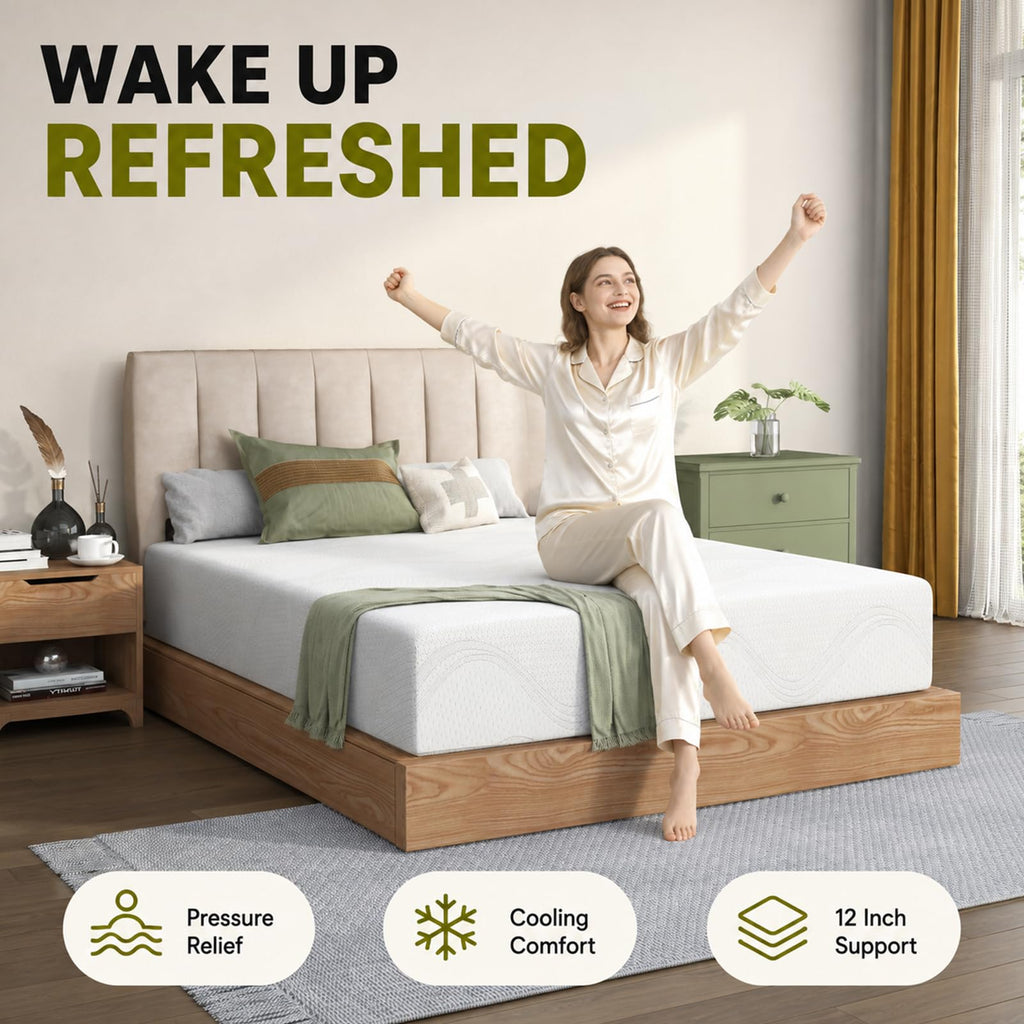 6 Inch Twin Memory Foam Mattress B1664