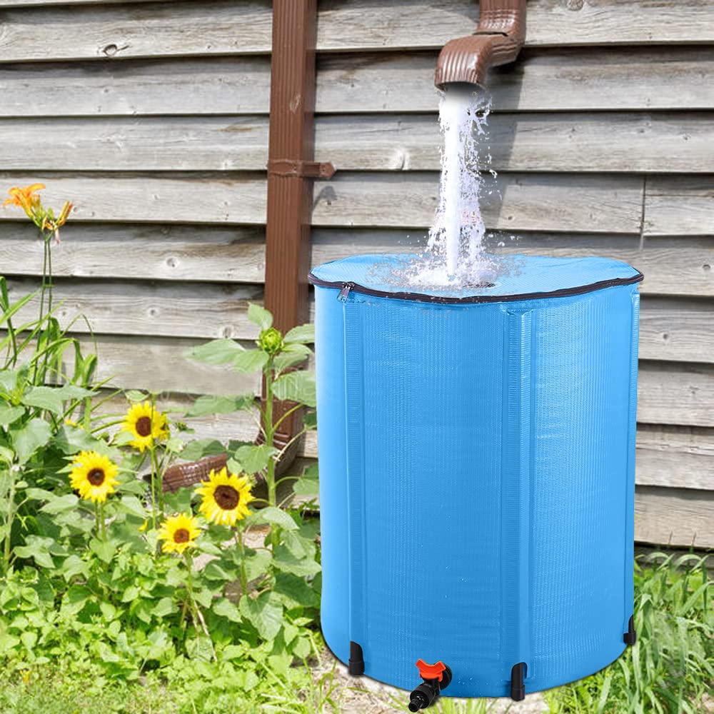 50 Gallon Folding Rain Barrel with Filter N429