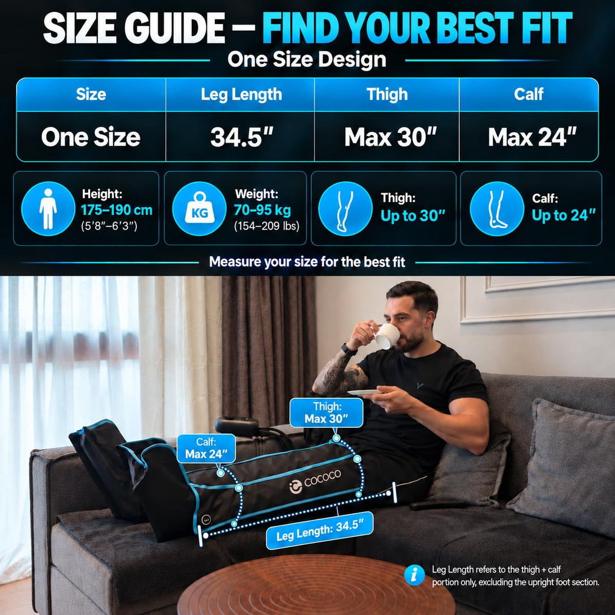 Full Leg Compression Massager H393701
