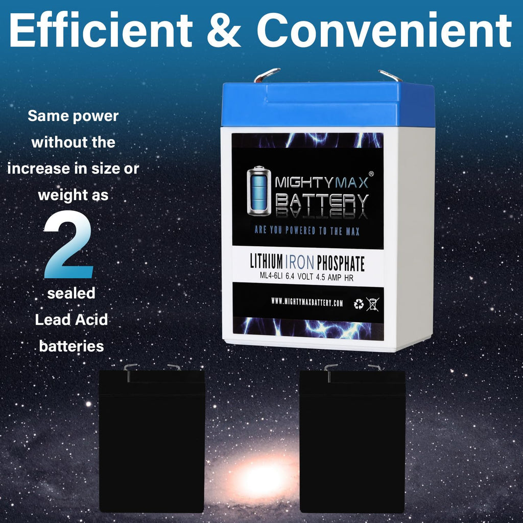 6V 4.5AH Lithium Replacement Battery W833324