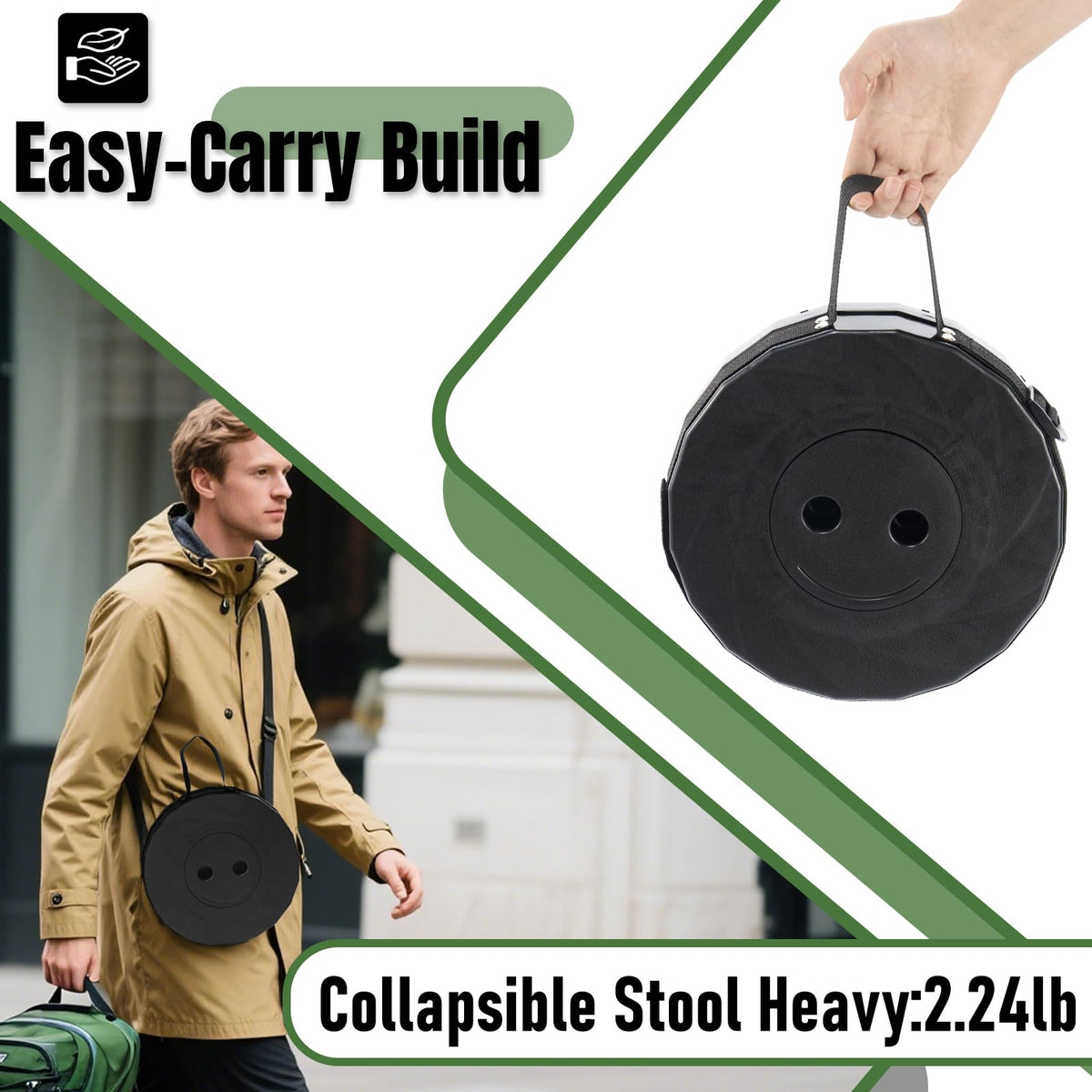 Collapsible Stool 2 Pack Z4184