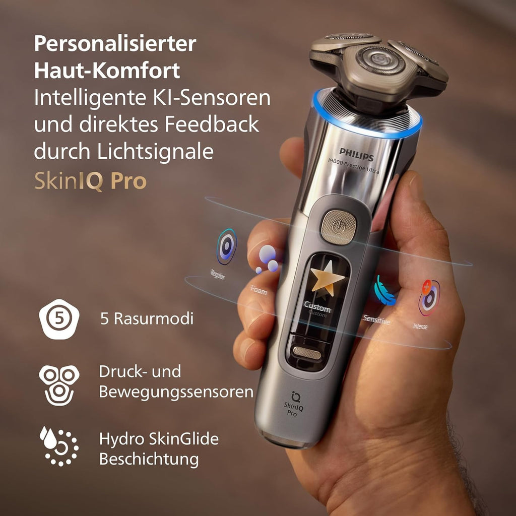 Electric Shaver Wet and Dry Razor with Trimmer Attachment Y391606