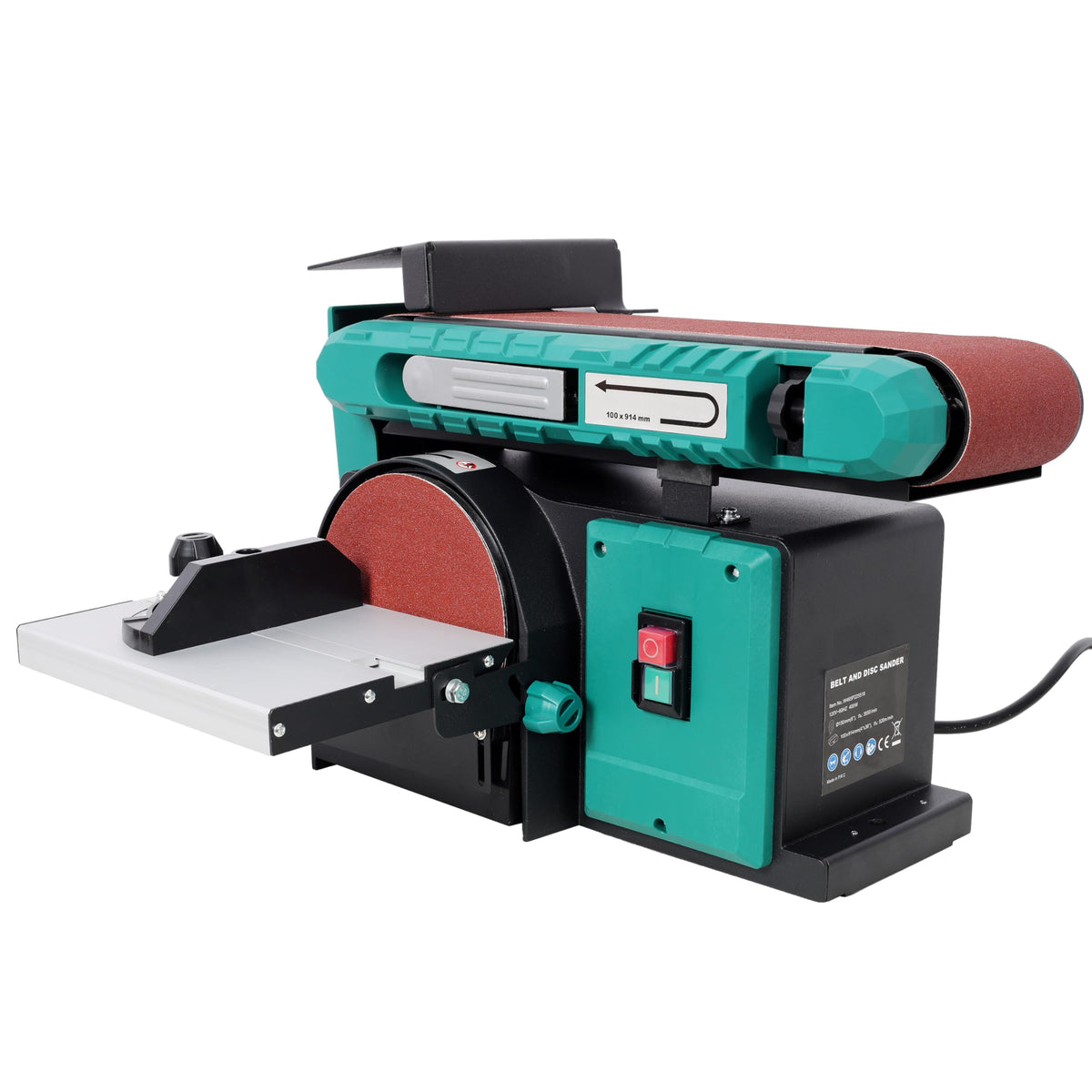 6" Disc and 4 x 36 in. Belt Sander with Aluminum Worktable E775072