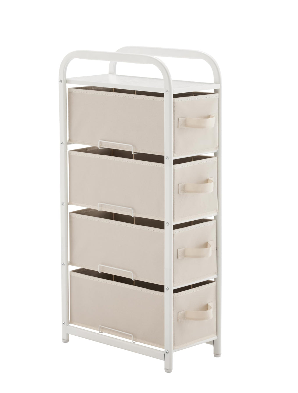 4 Drawer Narrow Fabric Dresser K712