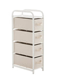 4 Drawer Narrow Fabric Dresser K712