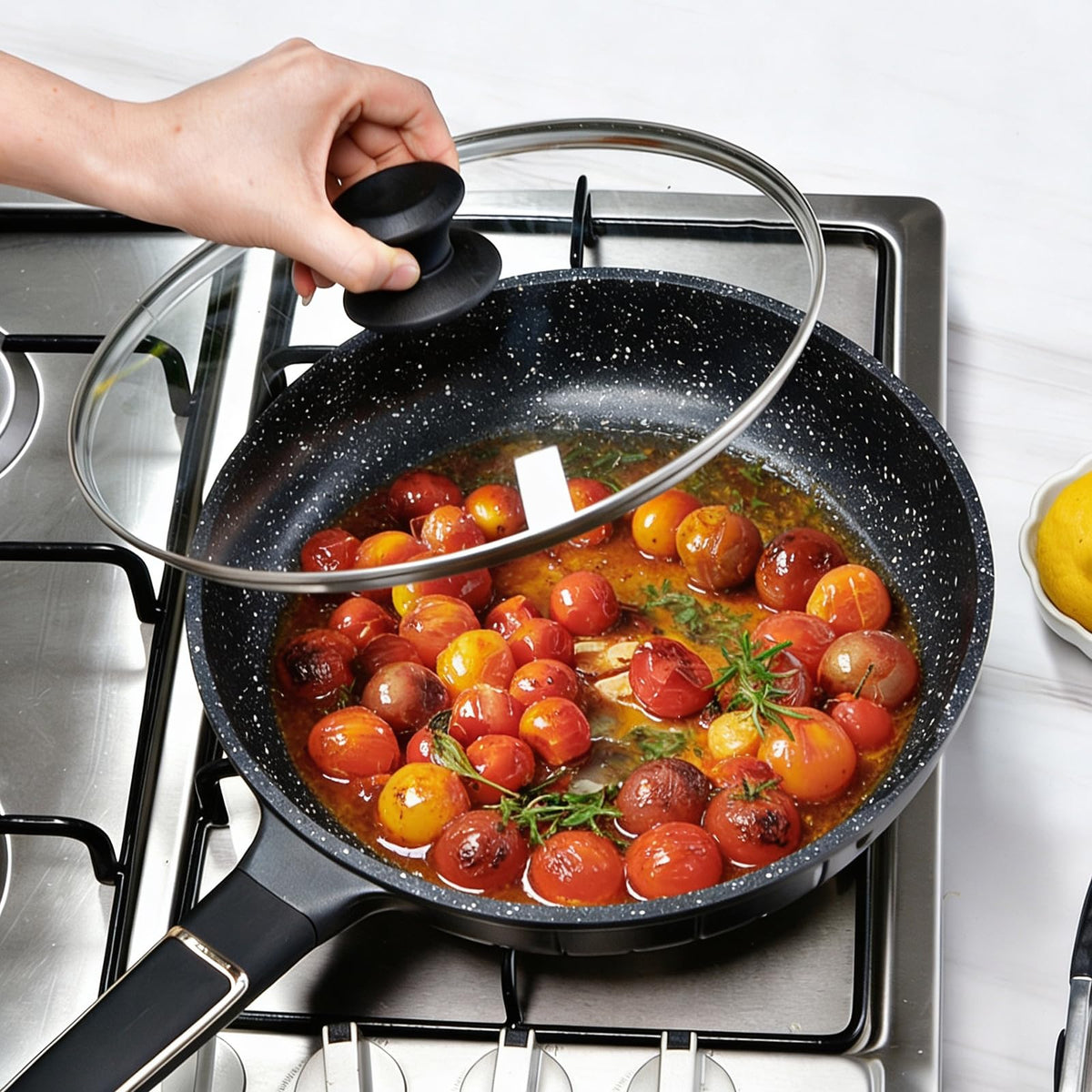 13 In Tempered Glass Lid for Cookware S5540