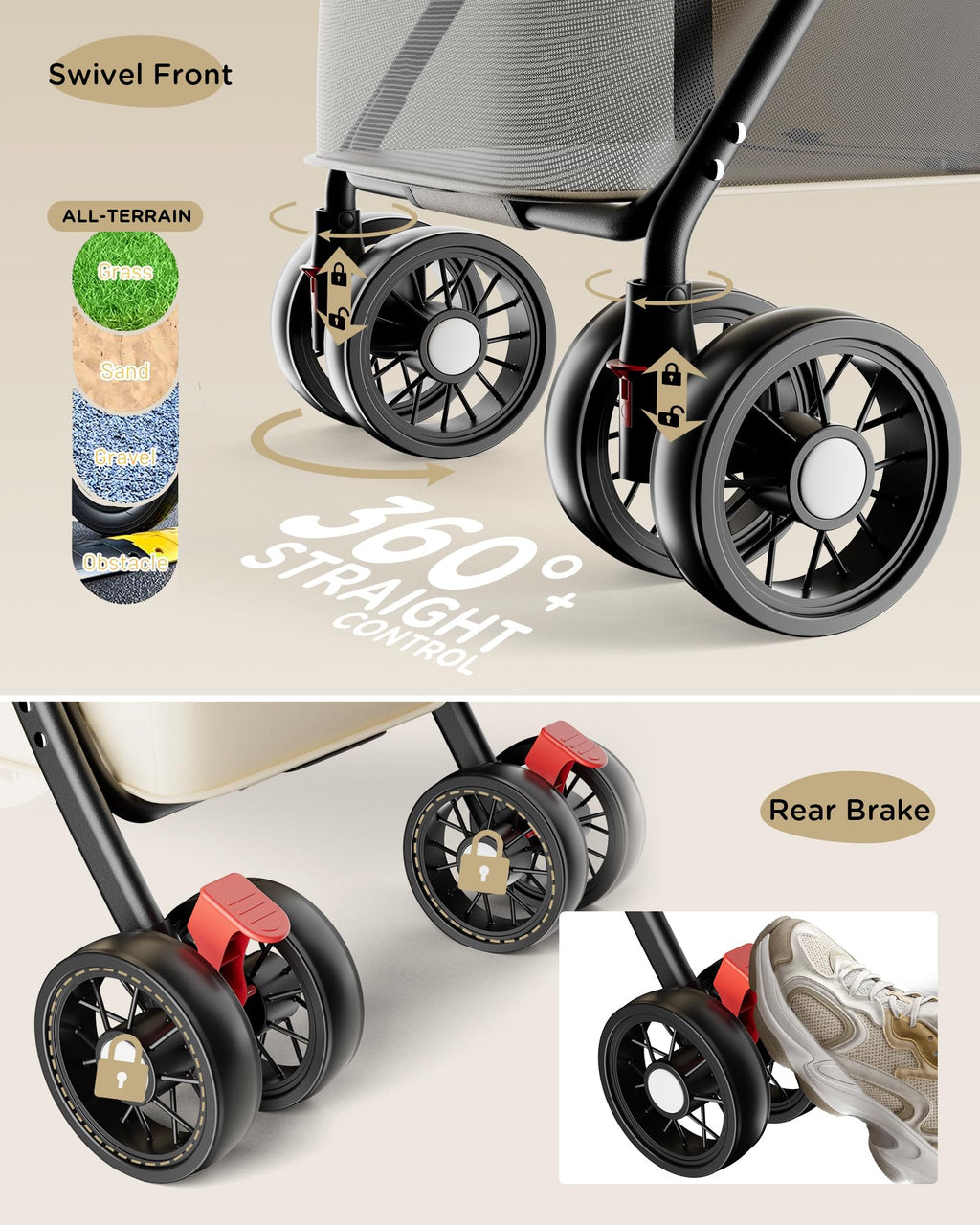 Foldable Pet Stroller R483