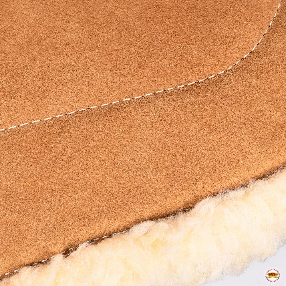 Tan Suede Leather Western Bareback Pad Q816