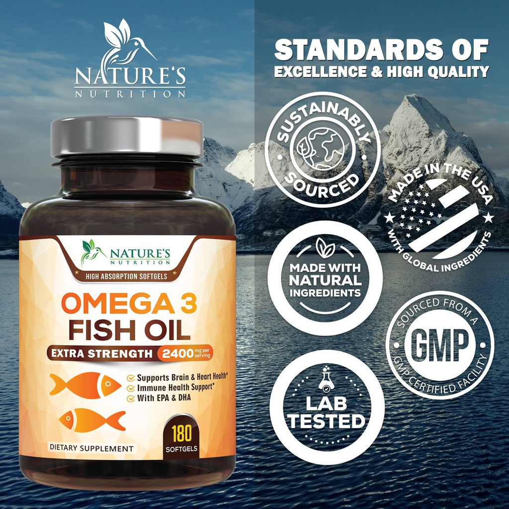 Omega 3 Fish Oil 2400mg Softgels T807815