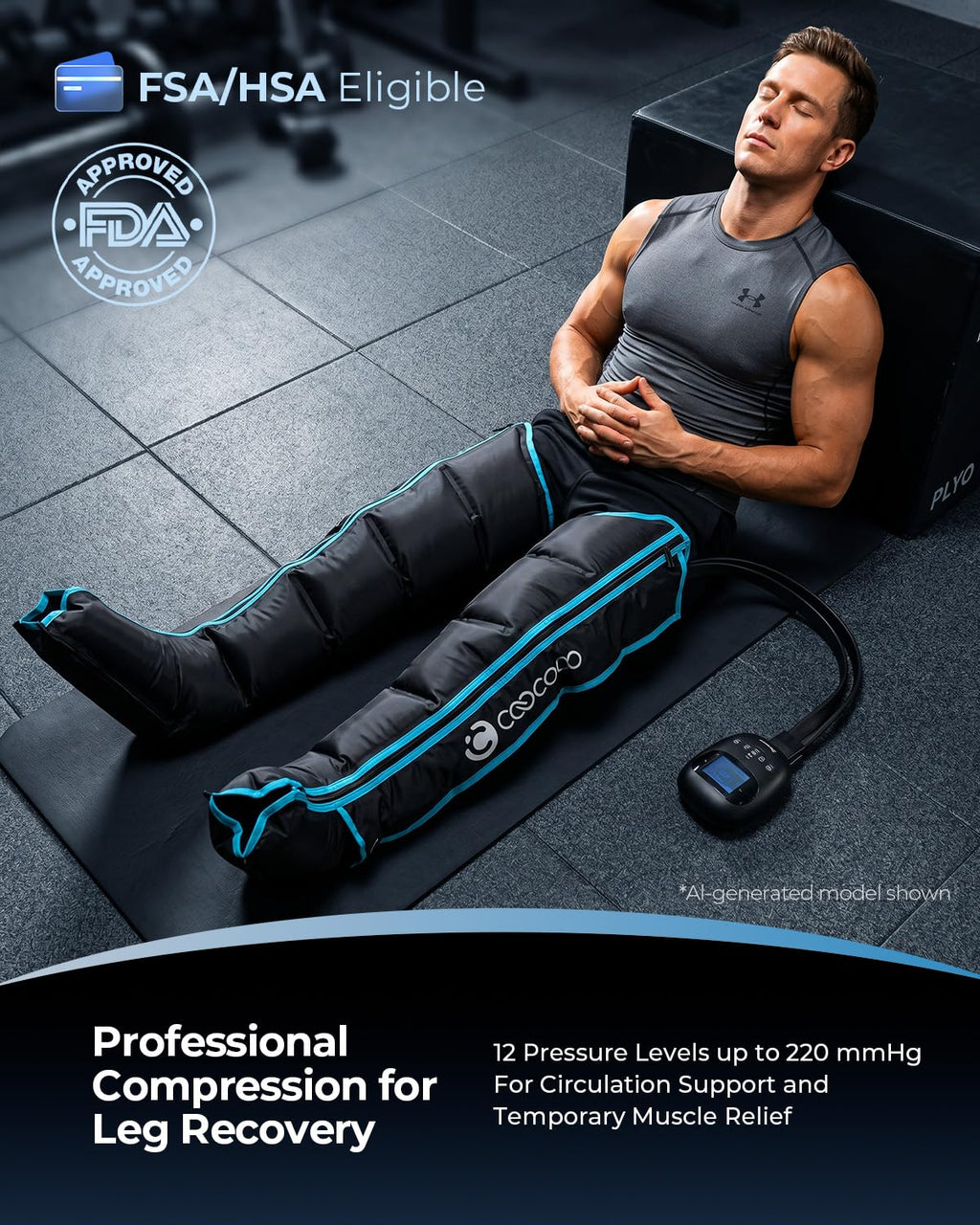 Full Leg Compression Massager H393701
