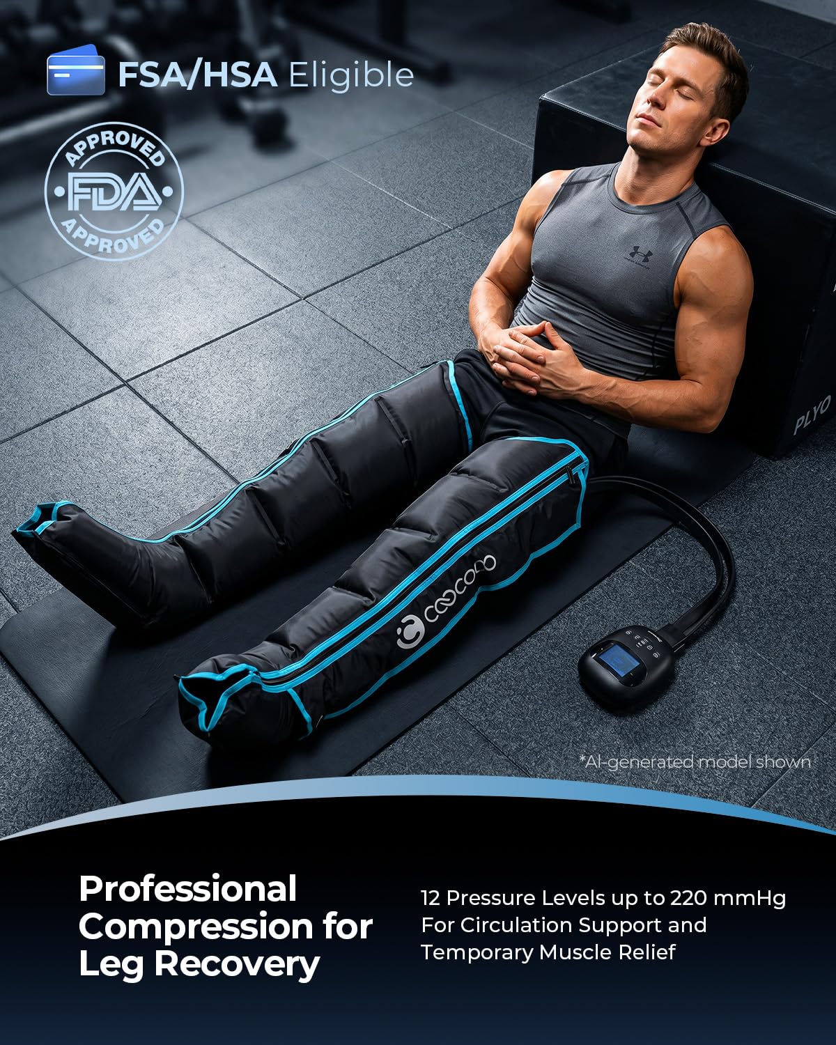 Full Leg Compression Massager H393701