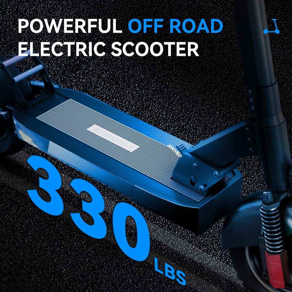 Electric Scooter with Seat 10 inch Off Road Foldable Q1647