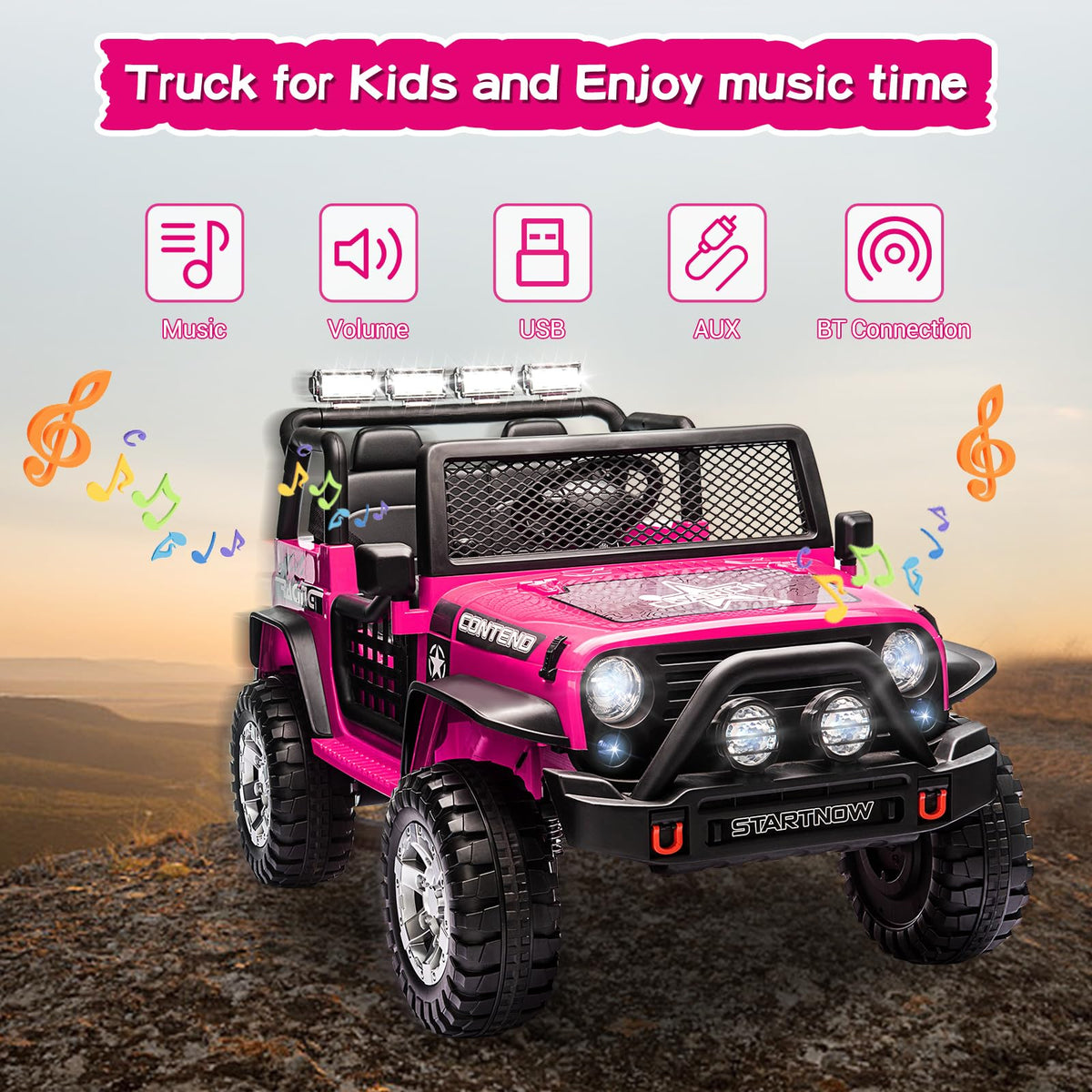2 Seater Electric Car for Kids with Parent Remote V297324