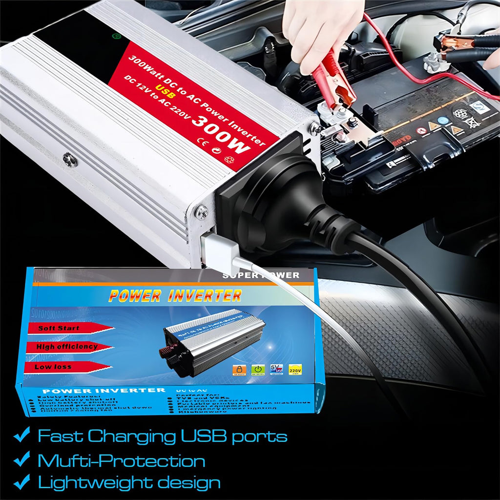 300W Off-Grid Solar Inverter Kit with 30A PWM Controller T44121