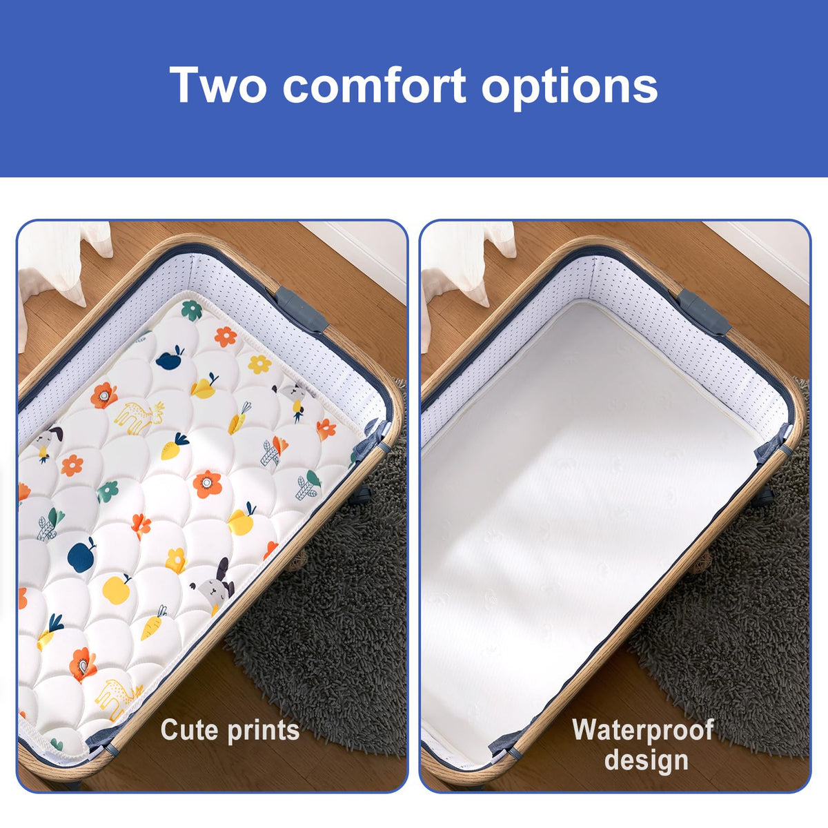 Baby Bassinet Mattress 33 x 19 inches Premium Foam F32463
