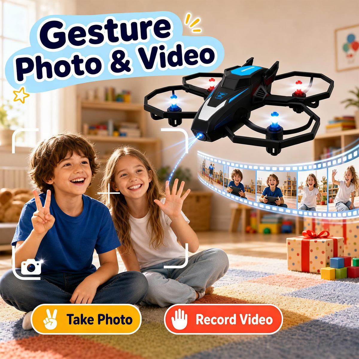 Mini Drones with Camera 1080P HD RC Quadcopter U31742