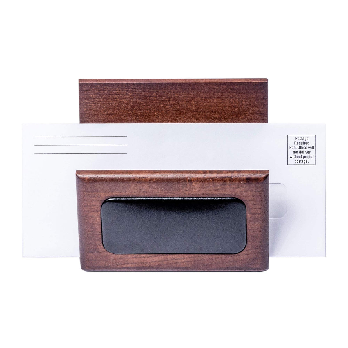 Wood & Leather Desk Set 8 Piece L76141