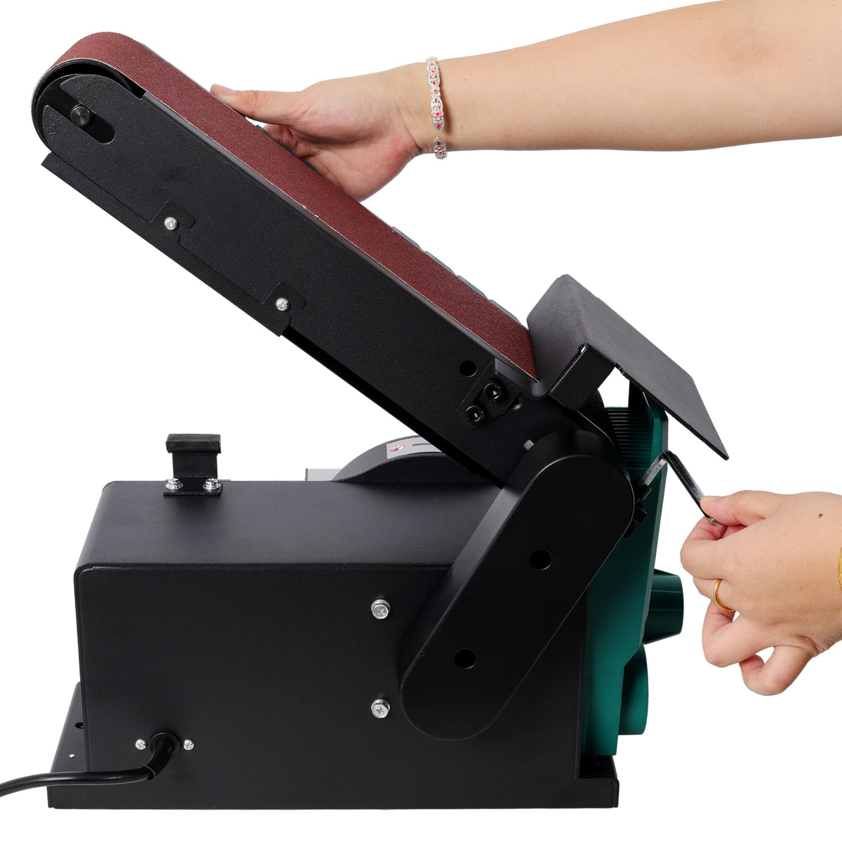 6" Disc and 4 x 36 in. Belt Sander with Aluminum Worktable E775072